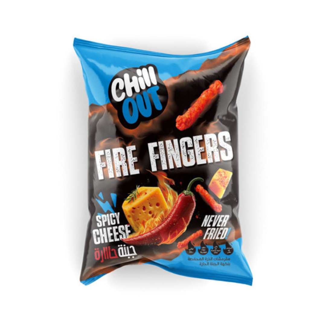 CHILL OUT OAT FIRE FINGERS SPICY CHEESE 60G